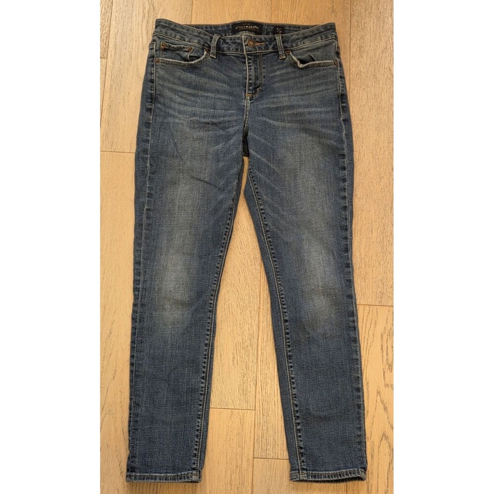 Lucky Brand Lolita Crop Jeans Women 8 29 Blue Mid Rise Skinny Stretch Denim